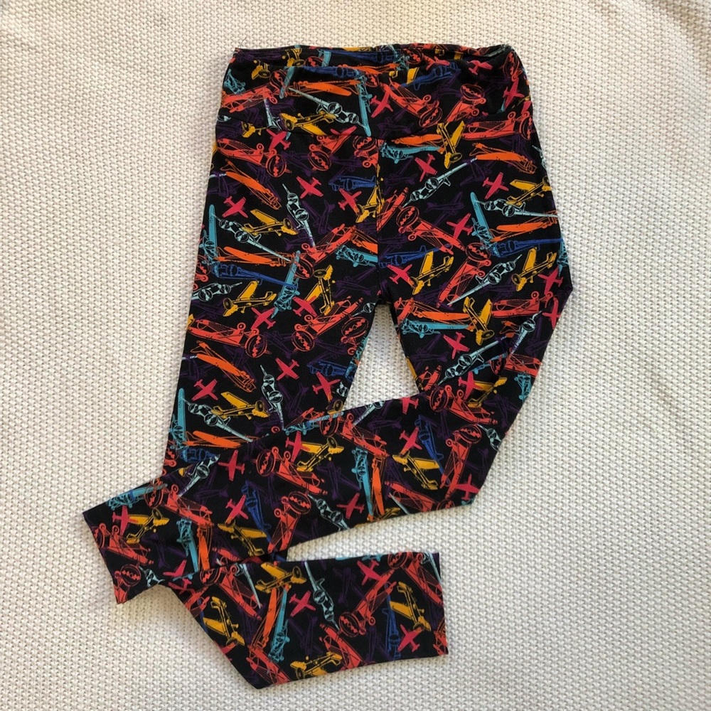 Lularoe airplane leggings! OS